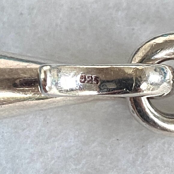 Sterling Silver 925 Southwest Style Chunky Beaded Dyed Turquoise Necklace 17.5" - Picture 9 of 16